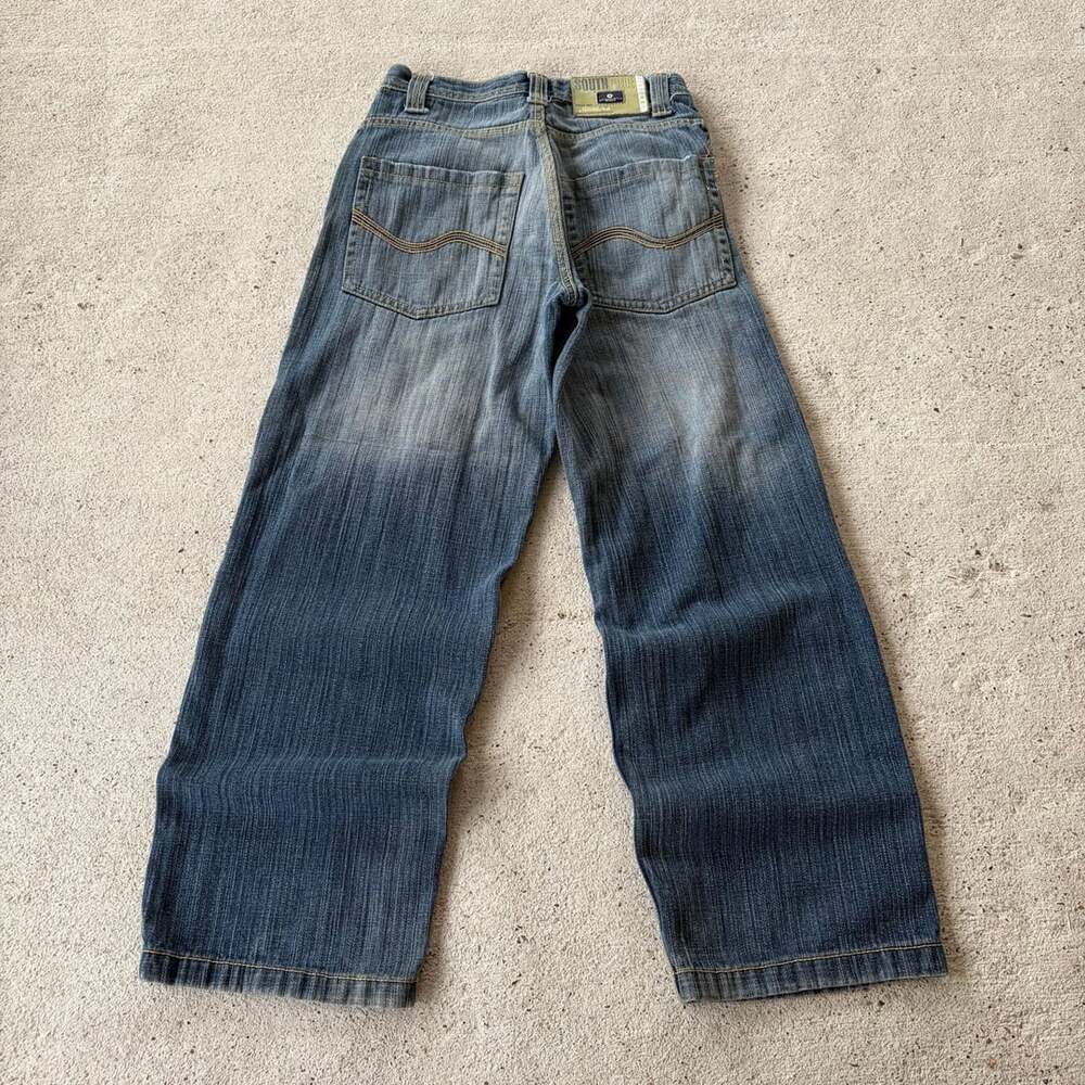 Southpole Y2K Baggy Blue Tab Denim Jeans Size 12